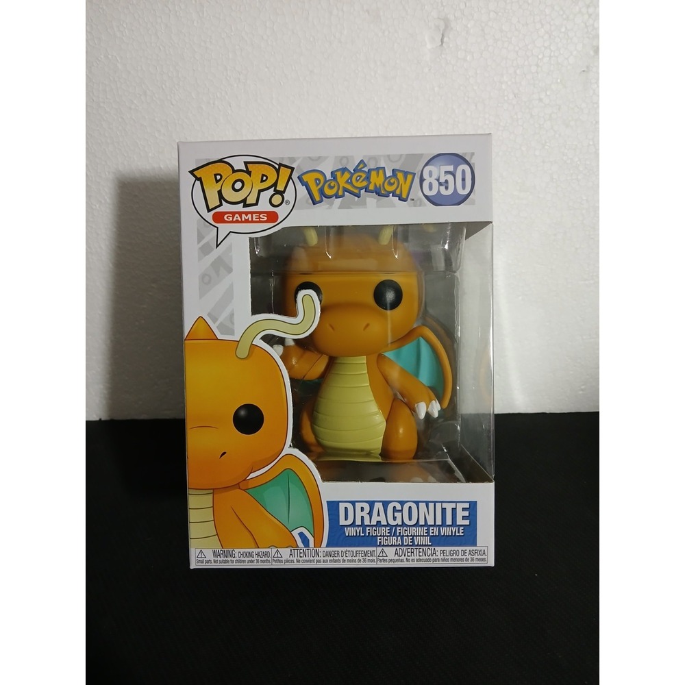Funko Pop! Vinyl Pokémon Dragonite Pop! Games #850 Vinyl Figure
